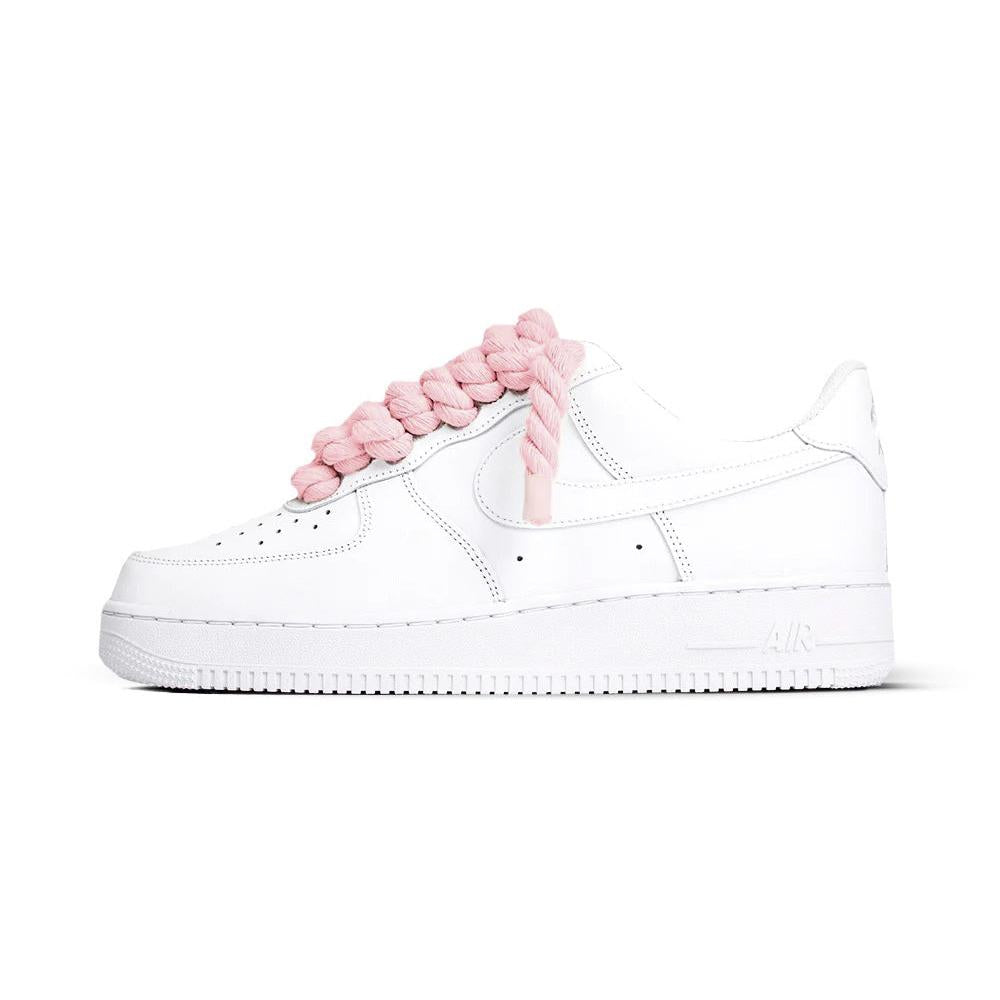 Nike Air Force Low Rope Laces Pink
