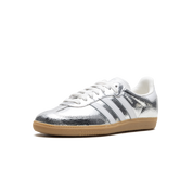 Adidas Samba OG - Silver Metallic Cracked Leather