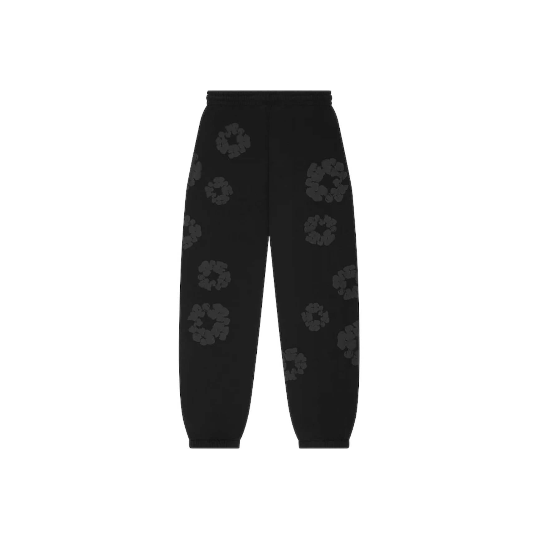 Denim Tears Mono Wreath SweatpantsBlack