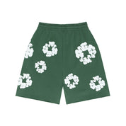 Denim Tears The Cotton Wreath Shorts - Green