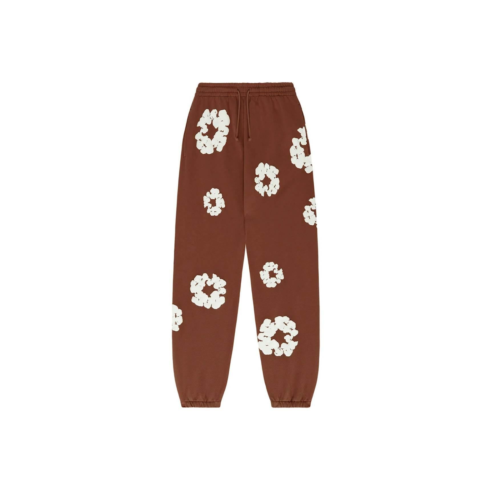 Denim Tears The Cotton Wreath Sweatpants - Brown