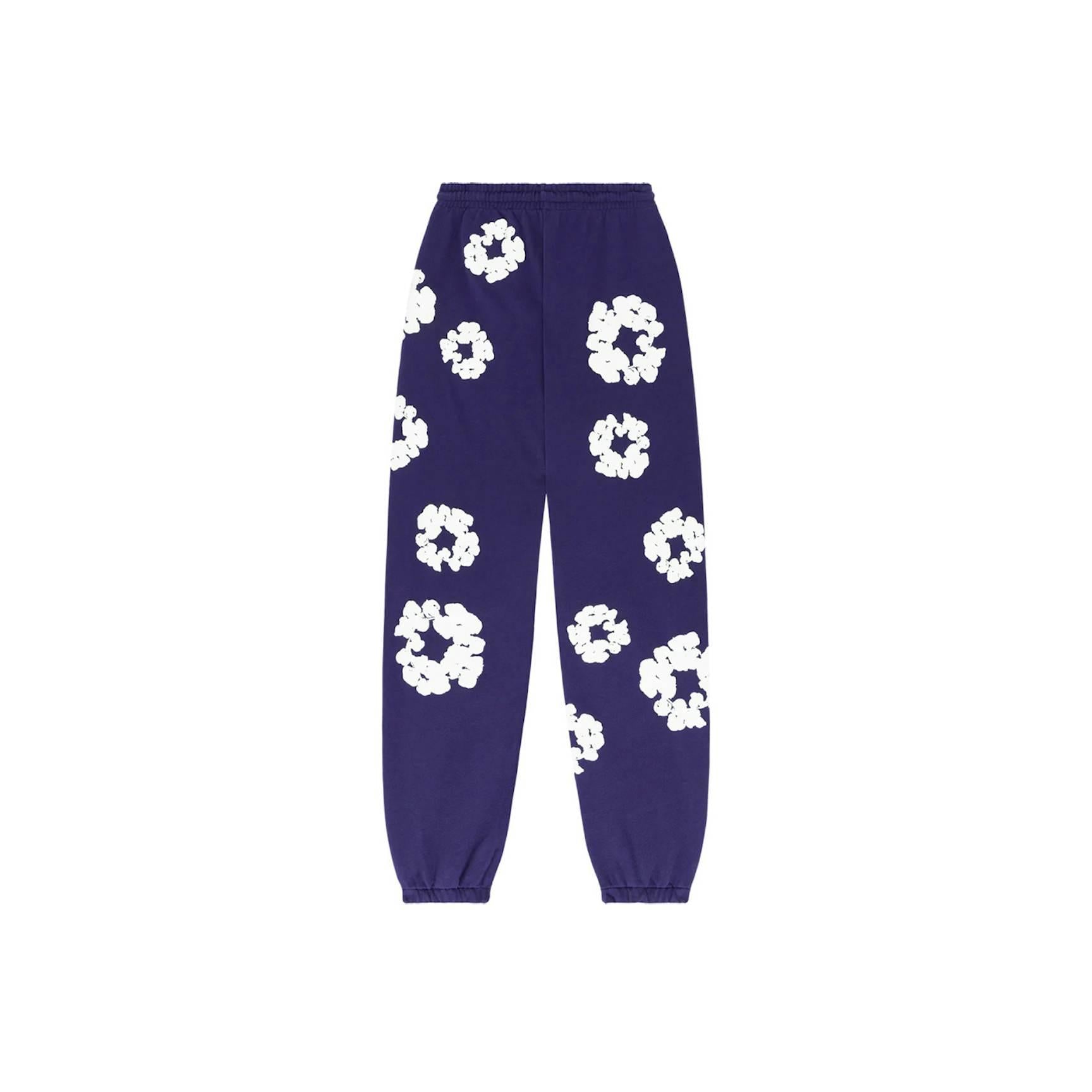 Denim Tears The Cotton Wreath SweatpantsPurple