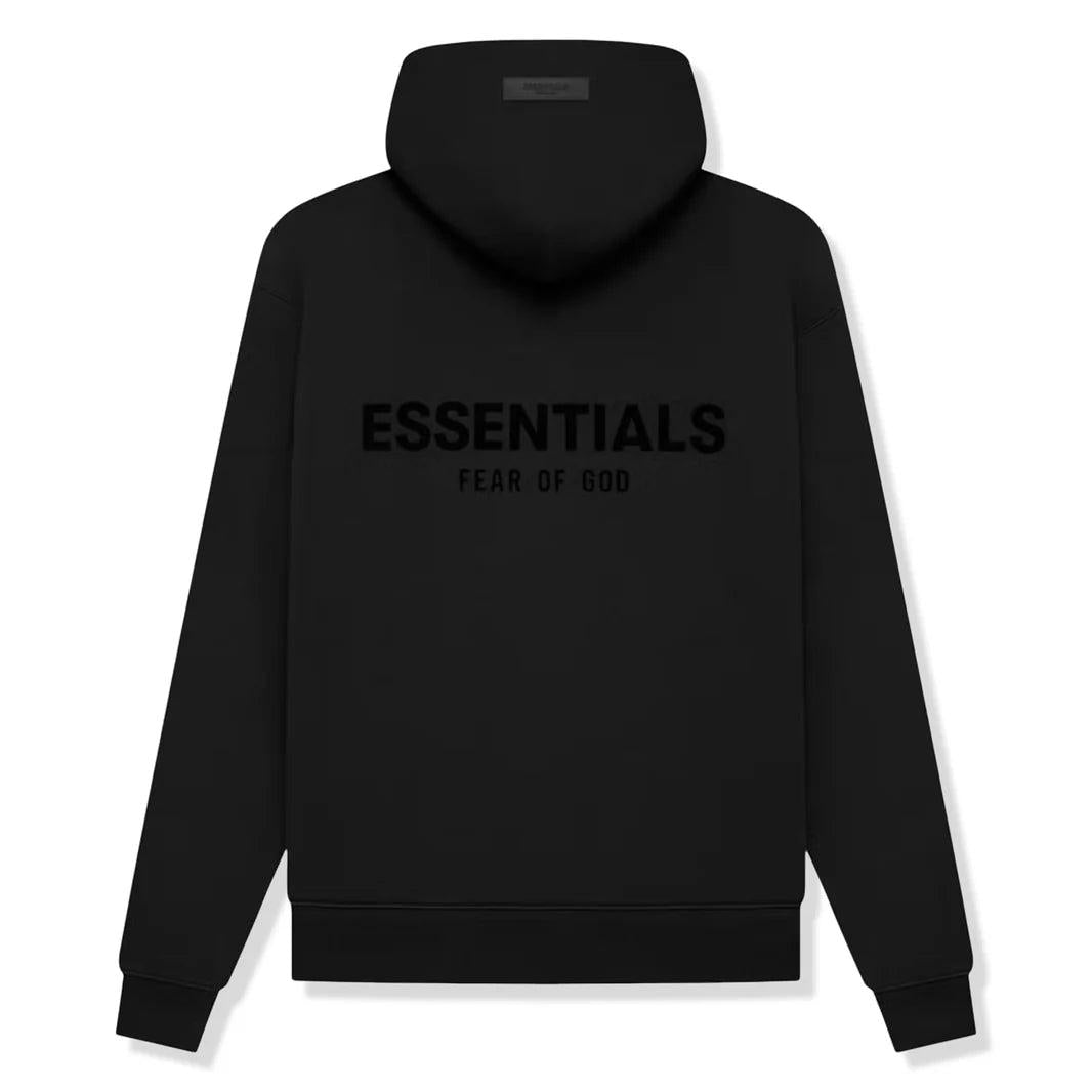 Fear of God Essentials Hoodie - Black Stretch Limo