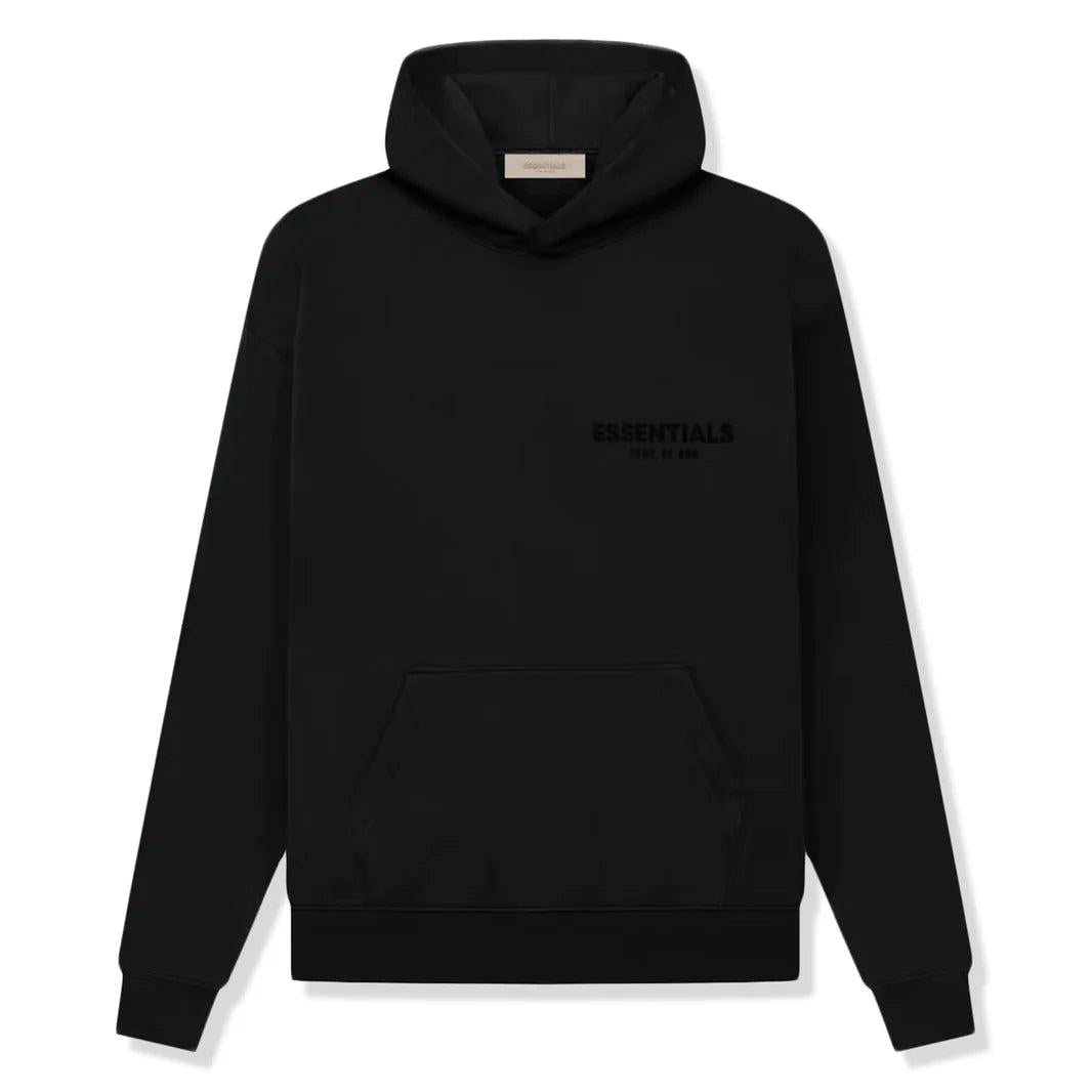 Fear of God Essentials Hoodie - Black Stretch Limo