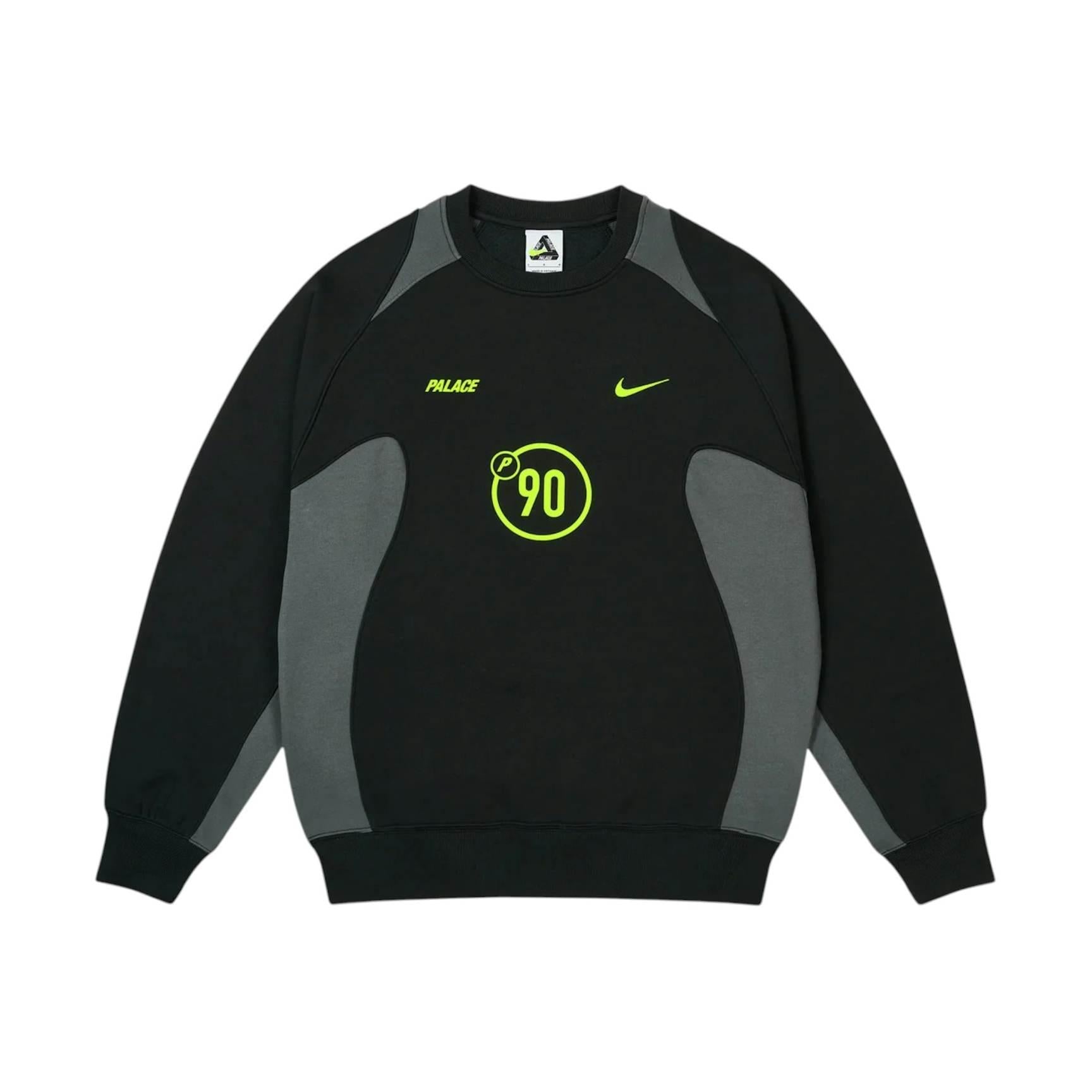 Palace x Nike Total P90 Crew - Black