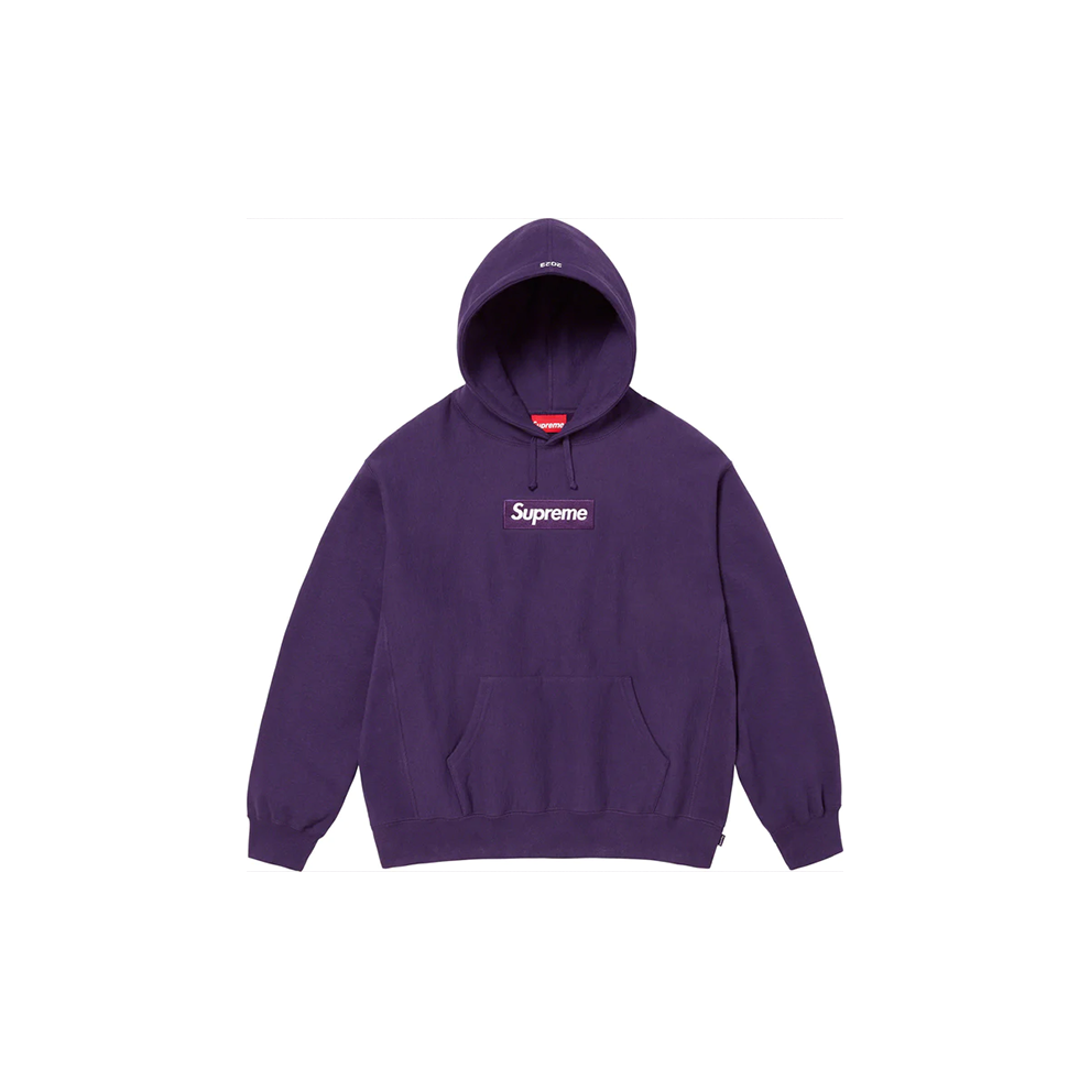 Supreme Box Logo Hoodie - Dark Purple