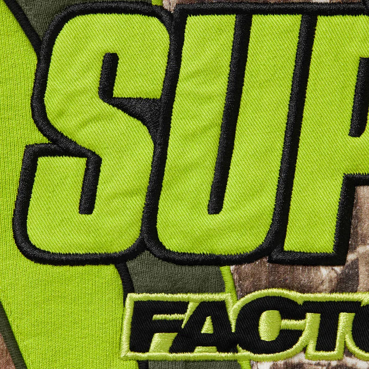 Supreme Fox Racing Zip Up Hooded Sweatshirt - Realtree Hardwoods Camo