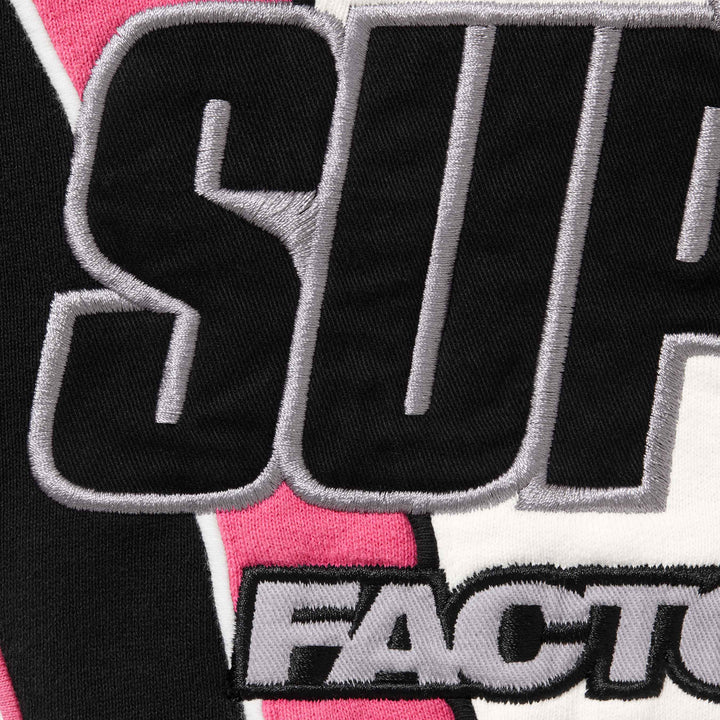 Supreme Fox Racing Zip Up Hooded Sweatshirt - White